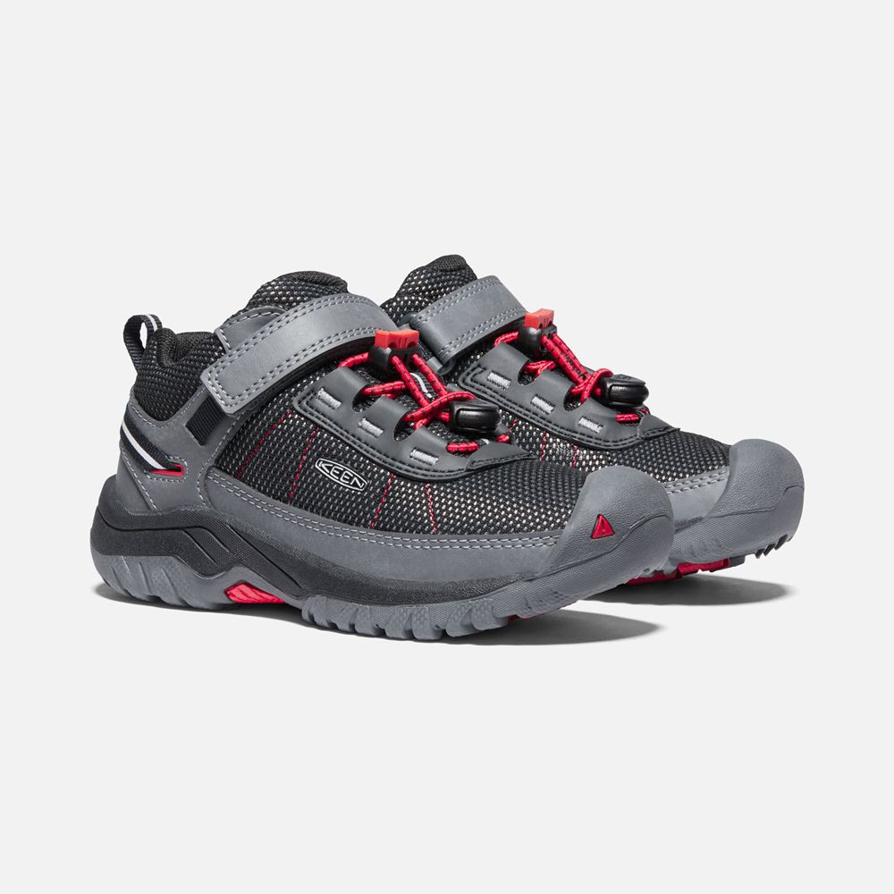 Keen Spor Ayakkabı Çocuk Gri/Kırmızı - Targhee Sport Vent Shoes - Türkiye NXWH71246